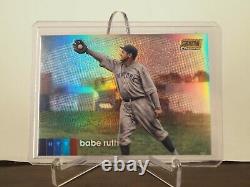 2020 Topps Stadium Club Chrome Card 3 Babe Ruth 22/25 Parallel Refractor Yankees