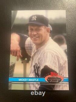 2021 Stadium Club Mickey Mantle 1991 Design Variation SSP #52 New York Yankees
