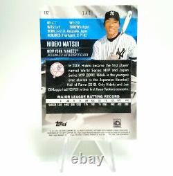 2021 Topps Hideki Matsui Superfractor 1/1 New York Yankees Stadium Club Chrome