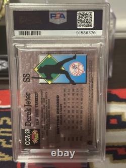 2022 Stadium Club M/O Derek Jeter Auto /5 New York Yankees PSA 9