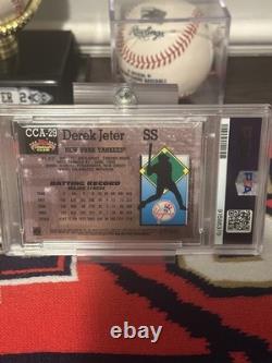 2022 Stadium Club M/O Derek Jeter Auto /5 New York Yankees PSA 9