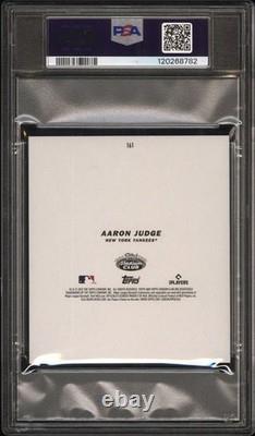 2022 Topps Stadium Club Master Photo #161 Aaron Judge New York Yankees PSA 10