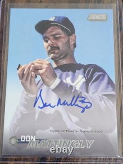 2023 Topps Stadium Club Chrome Don Mattingly Auto #SCBA-DMG New York Yankees