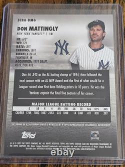 2023 Topps Stadium Club Chrome Don Mattingly Auto #SCBA-DMG New York Yankees
