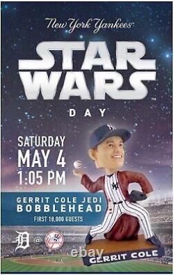 2024 Star Wars Gerrit Cole Jedi Bobblehead SGA 5/4 New York Yankees PRESALE