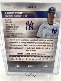 2024 Topps Stadium Club 3D SSP RARE Aaron Judge SC3D-3 New York Yankees