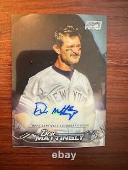 2024 Topps Stadium Club Don Mattingly Auto #SCCA-DM Chrome New York Yankees