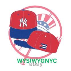 2025 New York Yankees Cuba Hat Hispanic Heritage Hat SGA PRESALE