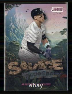 2025 Stadium Club Savage Sluggers Pink #SS-19 Aaron Judge New York Yankees 5866