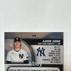 2025 Topps Stadium Club Aaron Judge Members Only SSP New York Yankees