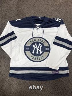 2026 New York Yankees Hockey Jersey Adult XL SGA 4/17/26 Brand New