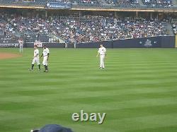 2 Front Row Field Level Section 109 New York Yankees Tickets v BALT 9/4/21