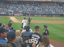 2 Front Row Field Level Section 109 New York Yankees Tickets v Balt. 4/6/20