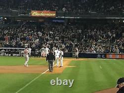 2 Front Row Field Level Section 130 New York Yankees Tickets v MINN 9/13/21