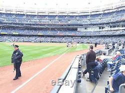 2 Front Row Field Level Section 130 New York Yankees Tickets v. Tampa 6/19/19