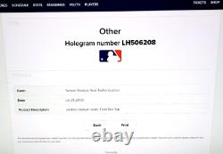 2 LOGOS YANKEE STADIUM BOX SEAT Judge Mantle Jeter DiMaggio Maris Ruth Munson