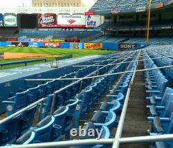 2 LOGOS YANKEE STADIUM BOX SEAT Judge Mantle Jeter DiMaggio Maris Ruth Munson