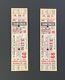 (2) New York Yankees 1973 Full Tickets