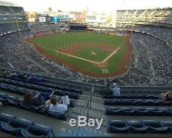 2 New York Yankees Playoff Tickets ALCS HOME GAME #1 TBD Jim Beam Seats