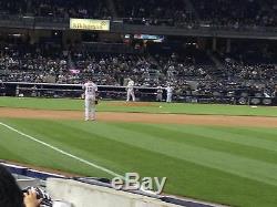 2 Second Row Field Level Sec. 110 New York Yankees Tickets v Angels 9/18/19
