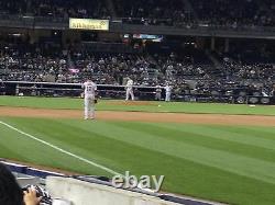 2 Second Row Field Level Sec. 110 New York Yankees Tickets v BALT. 4/5/21