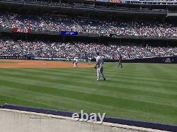 2 Second Row Field Level Sec. 110 New York Yankees Tickets v BALT. 4/5/21