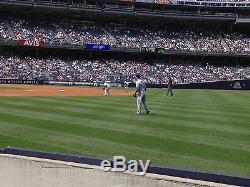 2 Second Row Field Level Sec. 110 New York Yankees Tickets v Colorado 7/21/19