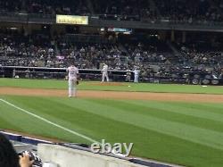 2 Second Row Field Level Section 110 New York Yankees Tickets v CLEVE 9/19/21
