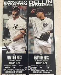 2 tickets NY YANKEES vs. NY METS June 10, 2019 Yankee Stadium (AISLE SEATS)