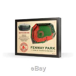 3D Stadium View MLB Licensed Choose From 19 Teams Wall Art Wood