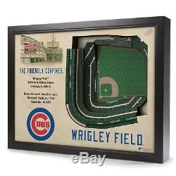 3D Stadium View MLB Licensed Choose From 19 Teams Wall Art Wood