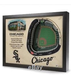 3D Stadium View MLB Licensed Choose From 19 Teams Wall Art Wood