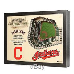 3D Stadium View MLB Licensed Choose From 19 Teams Wall Art Wood