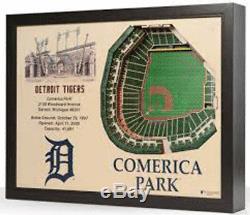 3D Stadium View MLB Licensed Choose From 19 Teams Wall Art Wood