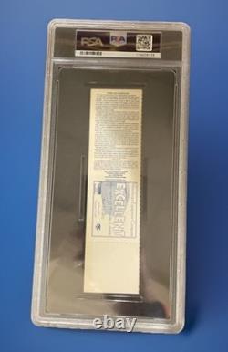 4/9/96 Derek Jeter 1st Career Opening Day Yankee Stadium Season Fullticket Psa 5