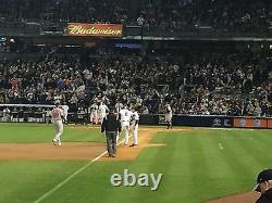 4 Front Row Field Level Section 130 New York Yankees Tickets