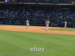4 Front Row Field Level Section 130 New York Yankees Tickets