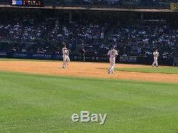 4 Front Row Field Level Section 130 New York Yankees Tickets v. Balt. 8/12/19