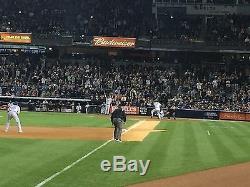 4 Front Row Field Level Section 130 New York Yankees Tickets v. Balt. 8/13/19
