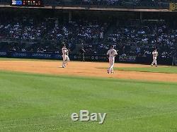 4 Front Row Field Level Section 130 New York Yankees Tickets v CLEV 4/25/20