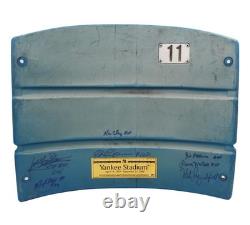 77 Yankees Team Signed NY Yankees Stadium Seatback Ed Figueroa, Gene Locklear