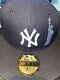 7 1/2 New York Yankees Black Yankee Stadium Icy Blue Bottom Fitted Hat