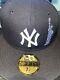 7 1/4 New York Yankees Black Yankee Stadium Icy Blue Bottom Fitted Hat