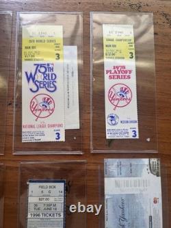 8 Vintage New York Yankees Stadium Baseball Tickets All In Ex. Cond. PackageDeal