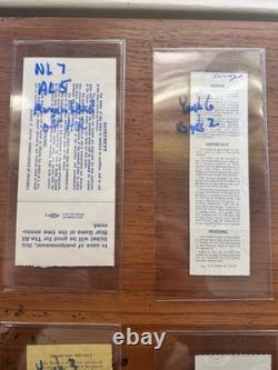 8 Vintage New York Yankees Stadium Baseball Tickets All In Ex. Cond. PackageDeal