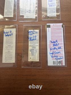 8 Vintage New York Yankees Stadium Baseball Tickets All In Ex. Cond. PackageDeal