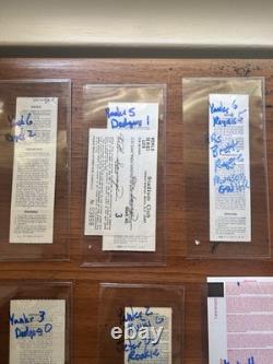 8 Vintage New York Yankees Stadium Baseball Tickets All In Ex. Cond. PackageDeal