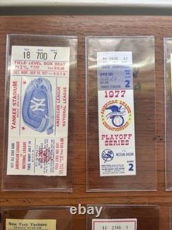 8 Vintage New York Yankees Stadium Baseball Tickets All In Ex. Cond. PackageDeal