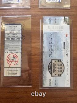 8 Vintage New York Yankees Stadium Baseball Tickets All In Ex. Cond. PackageDeal