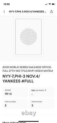 9/21 2008 New York Yankees Final Game Yankee Stadium MLB Ticket PSA JETER Rivera